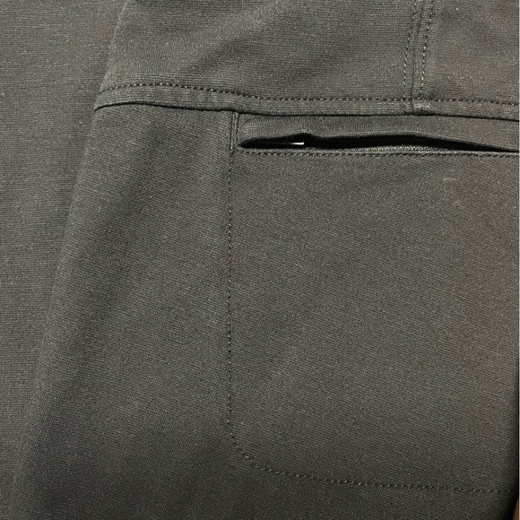 Athleta Black Ponte Wide Leg Pants Size 8 - Picture 9 of 15